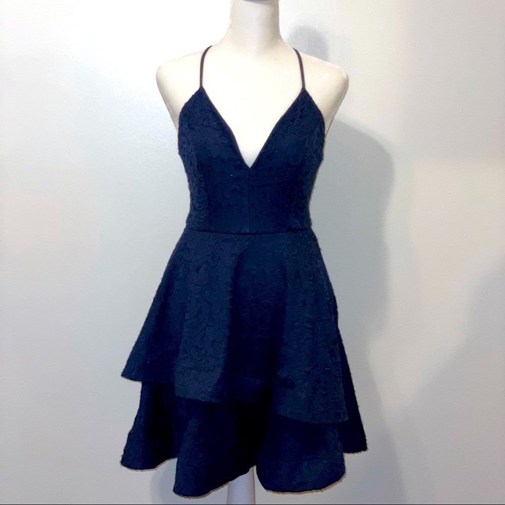 Layered skater dress